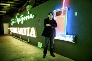 David Hill, founder and director of “Neon Muzeum” in Warsaw.