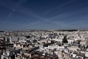 A general view of Tunis city center on October 18, 2012.