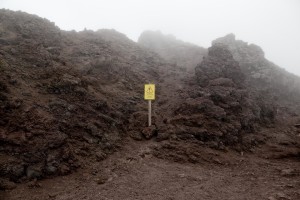 A particular of Vesuvius volcano in Naples, Italy on September 9, 2013. 