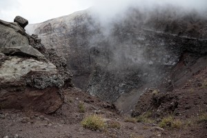 A general view of Vesuvius volcano in Naples, Italy on September 9, 2013.