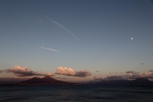 A general view of Vesuvius volcano in Naples, Italy on September 16, 2013. 