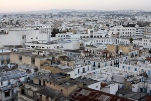 A general view of Tunis on October 19, 2012.