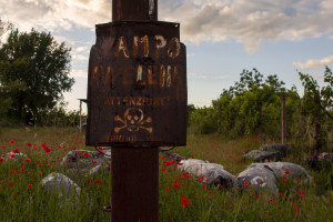 May 23, 2015 – Terzigno, Italy: A sign reading “Field poisoned, attention! Danger of death” near Ranieri quarry. Ranieri quarry is an area of extraction of lava material disposed on June 5, 1995 with the establishment of the Vesuvius National Park. The landfill, which lies entirely in the Vesuvius National Park, despite the environmental constraints, in 2000 was used as a landfill with a promise to be “cleaned up” within a year. Due to the loss of volume and the collapse of the waterproof membrane that covered the landfill at the quarry, it has turned into a lake of rainwater unhealthy where floating waste of all kinds.