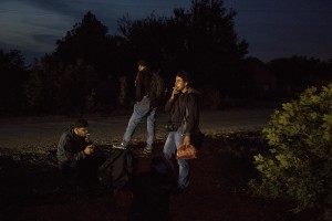 Migrants near the Serbian border with Hungary in Horgos, Serbia on September 15, 2015. Hungary’s border with Serbia has become a major crossing point into the European Union for migrants, with more than 160,000 accessing Hungary so far this year.