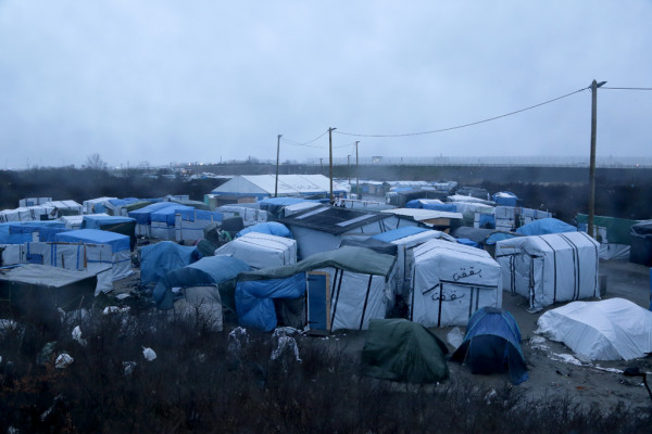 Migrants in the jungle of Calais