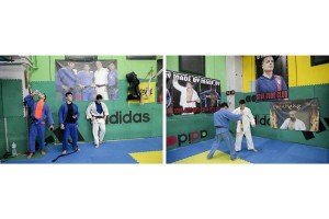 March 1, 2016 – Naples, Italy: Judo training inside the Star Judo gym in Scampia. The Star Judo gym, through martial arts, has become a reference point for the fight against Camorra, saving many children at risk of the district.