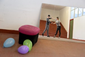 February 24, 2016 – Naples, Italy – The free dance course taught by maestro Patrizio Liguori from the cultural association “Raggio di sole per Scampia” addressed to the children of prisoners and at-risk boys inside “Officina delle Culture”. “Officina della culture” is a multi-purpose center born in the Neapolitan neighborhood of Scampia and dedicated to Gelsomina Verde, an innocent victim of Camorra. The site is run by the association “Resistenza Anticamorra” and its objective is to offer concrete alternatives to children at risk but also to prisoners who have no restrictive measures. 