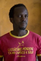 TRICASE, ITALY – NOVEMBER 12: Cherif, 32 years old from Guinea, is portrayed inside Masseria Le Palme, a CAS (Extraordinary Reception Center) in Puglia, Southern Italy on November 12, 2016. CAS are imagined in order to compensate the lack of places inside ordinary reception center in case of substantial arrivals of migrants.