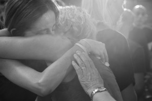 ASCOLI, ITALY – AUGUST 27: A woman cries during the funeral mass for victims of the recent Italian earthquake on August 27, 2016 in Ascoli Piceno, Italy. Italy was struck by a powerful, 6.2 magnitude earthquake on August 24, 2016, which has killed at least 297 people, injured more than 400 and devastated dozens of houses in the Lazio village of Pescara del Tronto, Accumoli and Amatrice.