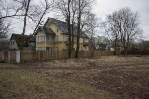 Typical Estonian houses in Kopli, a suburb of Tallinn, Estonia on March 18, 2017. Kopli is considered one of the neighborhoods with the higest number of fentanyl addicts in the city.