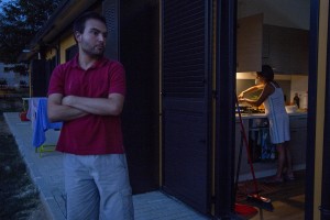 Daily life scenes in the area of the new houses built after the earthquake of almost one year ago in the village of Amatrice, central Italy on August 2, 2017. Italy was struck by a powerful 6.2 magnitude earthquake in the night of August 24, 2016 which has killed at least 297 people and devastated dozens of houses in the Lazio village of Amatrice and other Amatrice fractions.