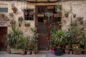 A street of El Born district in Barcelona, in Spain on July 11, 2018. El Born is a district with an aristocratic past that today has become a cultural area in continuous development, inhabited by a lively community of creative people and where lots of art galleries are located.