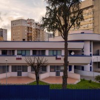 A general view of Scampia district, Naples, Italy on March 9, 2019.