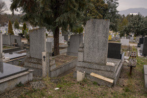 Graves are seen inside Butel cemetery in Skopje, North Macedonia on March 3, 2020. According to the World Health Organization (WHO), 2,574 people die prematurely every year in Macedonia as a result of air pollution. Poor air quality in the Republic of Macedonia is mainly due to the tiny combustion particles called PM10 (10 micrometers or less in diameter) and PM2.5 (2.5 micrometers or less in diameter). These can easily penetrate deeply into the body, causing dangerous health problems and then death.