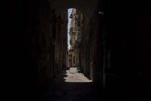 A general view of the historical center of Naples, Italy on June 15, 2020.