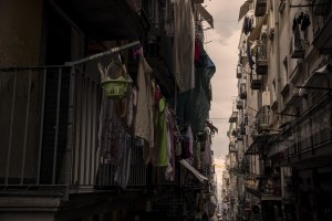 A general view of the “Quartieri Spagnoli” in Naples, Italy on June 16, 2020. Popular neighborhoods are those that more than others are suffering from the economic crisis generated by the coronavirus. The rate of poverty and unemployment that was higher than the national average in Southern Italy even before the pandemic, increased following the lockdown imposed by the government to counter the spread of the coronavirus, which blocked the country’s economy for more than two months.