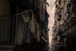 A general view of the “Quartieri Spagnoli” in Naples, Italy on June 16, 2020. Popular neighborhoods are those that more than others are suffering from the economic crisis generated by the coronavirus. The rate of poverty and unemployment that was higher than the national average in Southern Italy even before the pandemic, increased following the lockdown imposed by the government to counter the spread of the coronavirus, which blocked the country’s economy for more than two months.