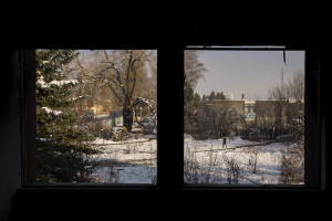 A migrant crosses the snow-covered fields near an abandoned factory in Bihac, Bosnia and Herzegovina on January 26, 2021. Lots of migrants avoid staying inside the Bosnian official refugee camps because of the hard conditions in which they are forced to live and also because the people hosted in the official camps  cannot go out freely.