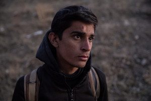 Uahed, 18 years old from Afghanistan shows a wound he got while trying to escape from the Turkish police in Van, Turkey on October 24, 2021. Many Afghan refugees are afraid of being sent back if intercepted by the police.