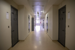 A general view of the Kurubas detention center in the border city of Van, Turkey on October 25, 2021. The center opened in April 2017 and hosts mostly Afghans arrested while trying to illegally enter Turkey via Iran. According to Cuma Omurca, director of the migration department in Van province, the goal is to stop irregular immigration and the activity of smugglers.