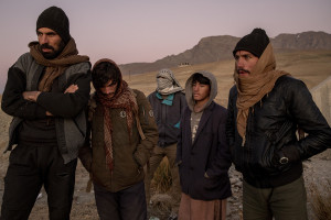 Afghan refugees are seen in a valley outside the city of Van, Turkey on October 23, 2021. Since the Taliban took power in Afghanistan, thousands of people have been leaving the country and many of them have tried to get to Turkey via Iran.