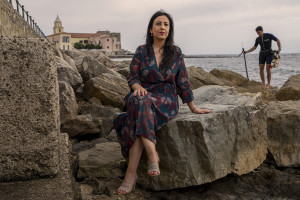 The nutritionist Marianna Rizzo is portrayed in Acciaroli, Southern Italy on October 2 , 2021.