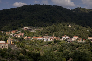 A general view of Cuccaro Vetere, Southern Italy on October 1, 2021. Cuccaro Vetere is a small village of just over five hundred inhabitants in the Salerno area considered “blue zone”, that is one of those places where people live longer than the average.