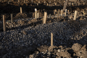 A general view of the cemetery where victims of the deadly earthquake are buried in Kahramanmaras, Turkey on February 13, 2023. On February 6, 2023 a powerful earthquake measuring 7.8 struck southern Turkey killing more than 50,000 people.