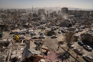 A general view of Kahramanmaras, Turkey on February 13, 2023. On February 6, 2023 a powerful earthquake measuring 7.8 struck southern Turkey killing more than 50,000 people.